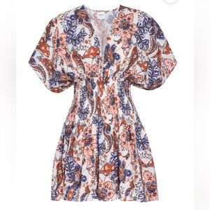 Misa Drella Floral Print mini Dress